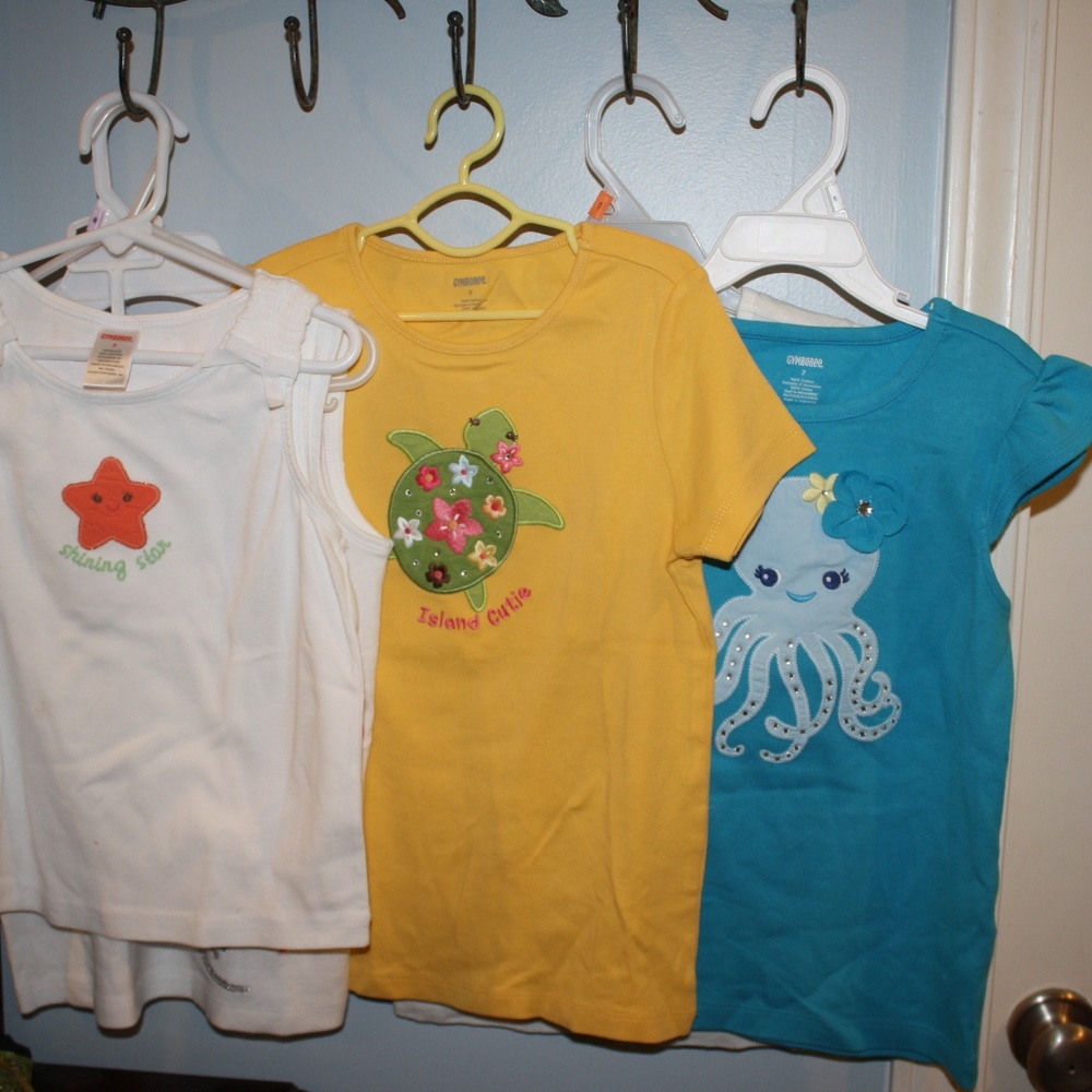 Lot of 5 Ocean themed shirts